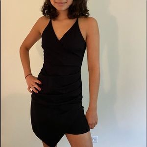 Black tight fit dress